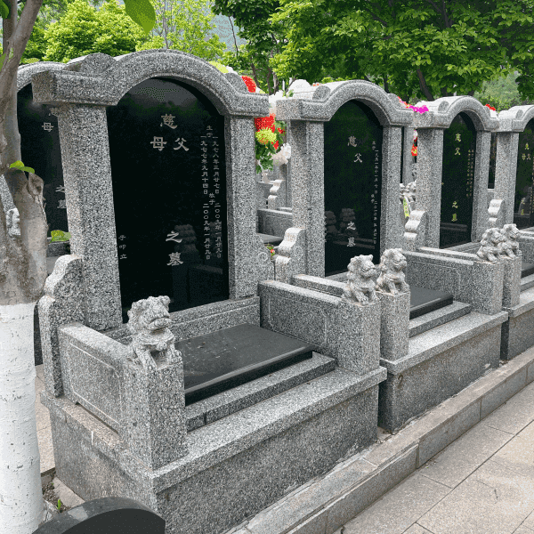 灵山宝塔陵园传统立碑