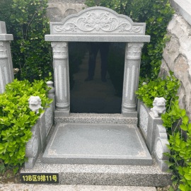 易县万福陵园传统立碑墓型4号