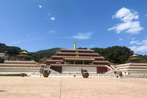 遵化东陵乡清东陵万佛园园区建筑图