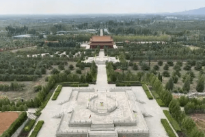 华龙皇家陵园鸟瞰图