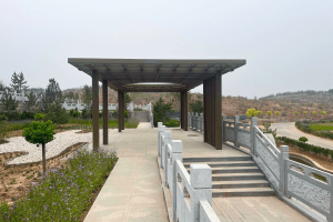 易县万福陵园园区建筑图