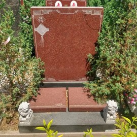 廊坊市万桐园公墓传统立碑墓型5号