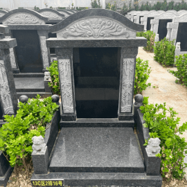 易县万福陵园传统立碑墓型8号