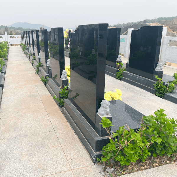 易县万福陵园艺术立碑墓型7号