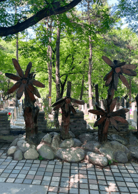 金山陵园环境图