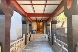 长城华人怀思堂景观图