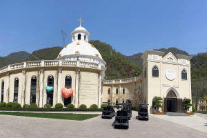 九公山长城纪念林景观图