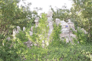 惠灵山陵园景观图