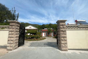 温泉墓园景观图