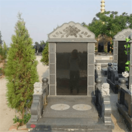 西静园公墓传统立碑