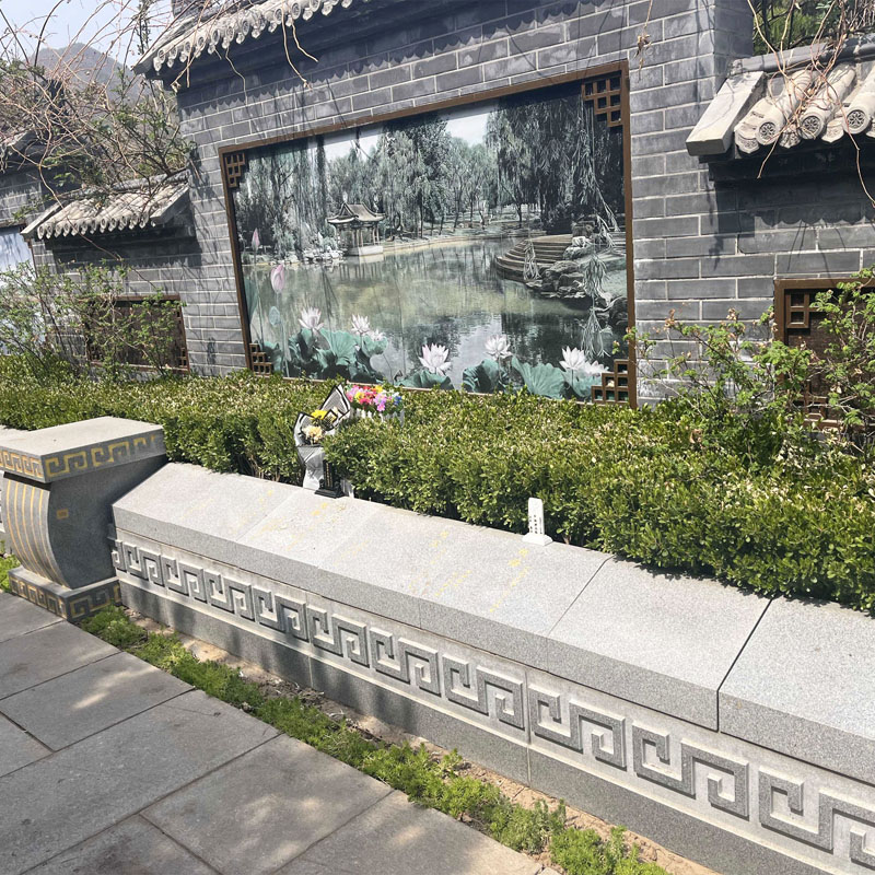 北京市昌平区天寿陵园生态葬花坛葬墓型2号