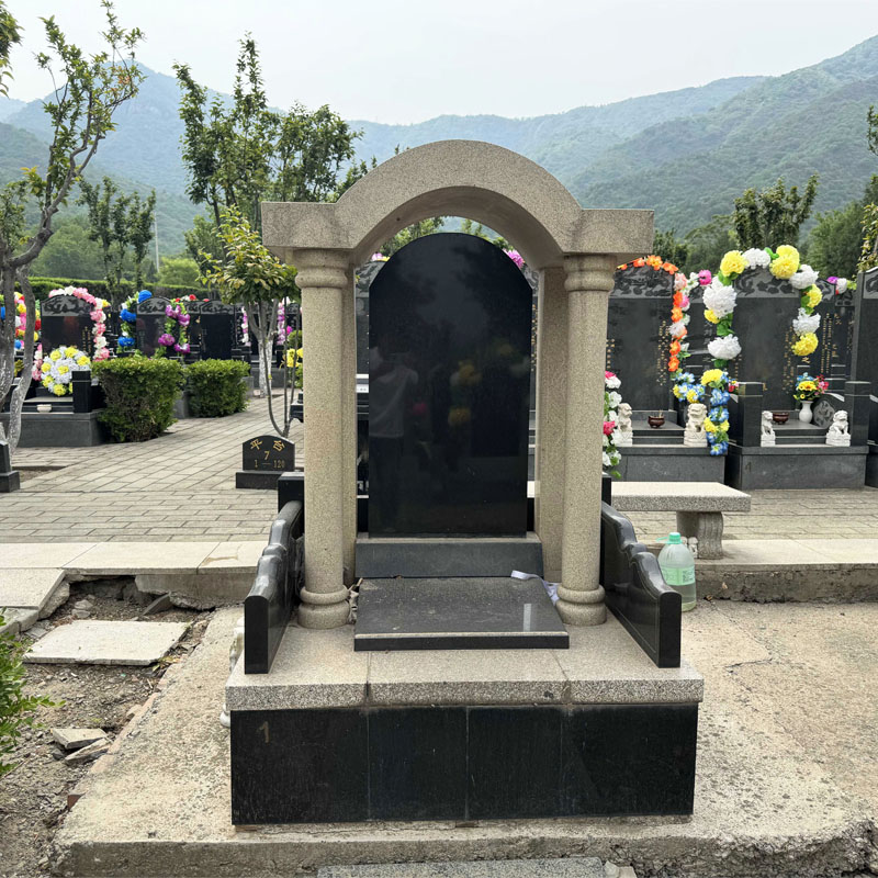 北京市门头沟区天山陵园传统立碑墓型1号