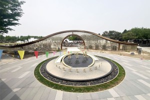 北京市大兴区天慈墓园园区景观图
